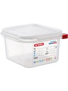 ARAVEN gastronorm container with lid, polypropylene, GN 1/6 (100 mm)