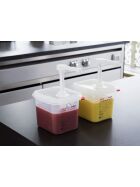 Pump dispenser GN 1/9 made of polypropylene, capacity 1.5 L