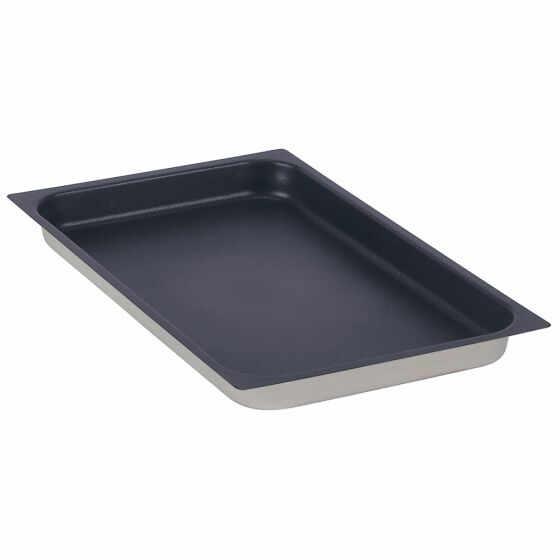 Gastronorm slide-in tray, aluminum, non-stick coating, GN 1/1 (20 mm)