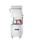 DigitalPower hood-type dishwasher including rinse aid, detergent dosage and rinse aid pump, 400V, 10 kW