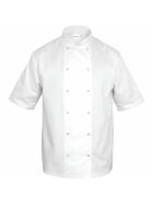 Nino Cucino chef jacket, short-sleeved, white, size S