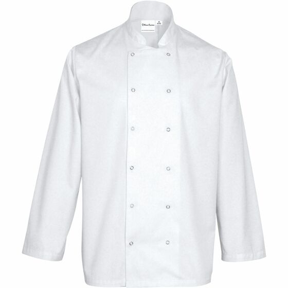 Nino Cucino chef jacket long-sleeved, white, size S