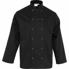 Nino Cucino chef jacket long-sleeved, black, size M