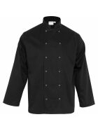 Nino Cucino chef jacket long-sleeved, black, size L
