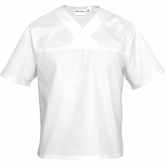 Nino Cucino chef shirt, short-sleeved, white, size M