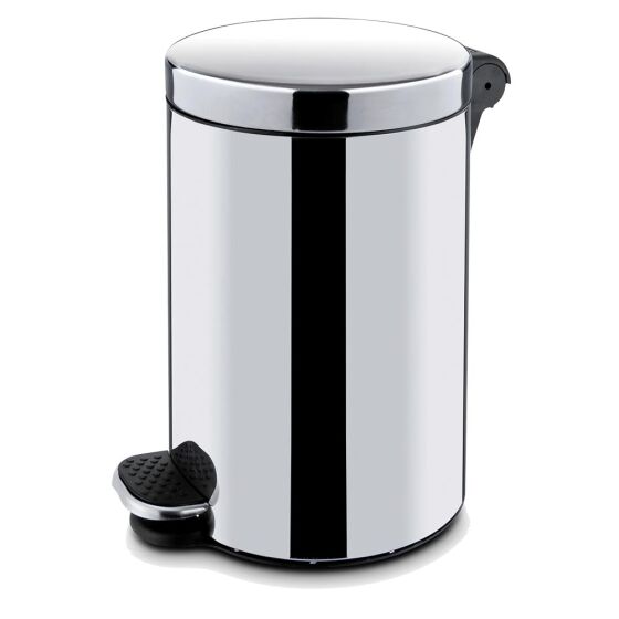 Pedal waste bin, 20 L, polished