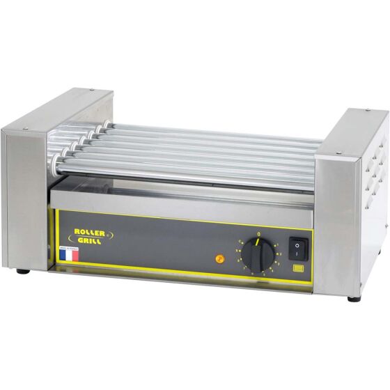 ROLLER GRILL hot dog grill, 7 rollers, dimensions 545 x 320 x 240 mm (WxDxH)