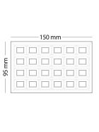 ROLLER GRILL waffle iron, Liège waffle shape, dimensions 305 x 440 x 230 mm (WxDxH)