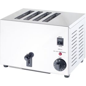 Toaster, for four toasts, dimensions 300 x 225 x 215 mm...