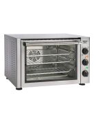 ROLLER GRILL convection machine, four racks, five functions, dimensions 460 x 550 x 335 mm (WxDxH)