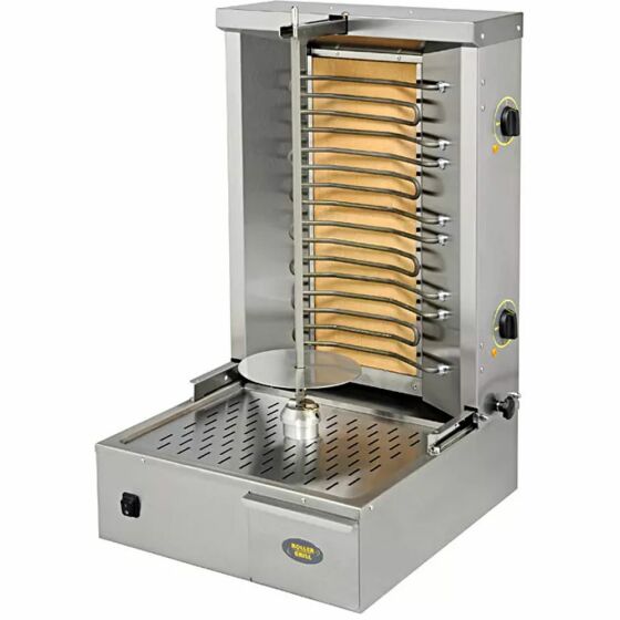 ROLLER GRILL electric gyros grill, capacity 25 kg, dimensions 580 x 660 x 870 mm (WxDxH)