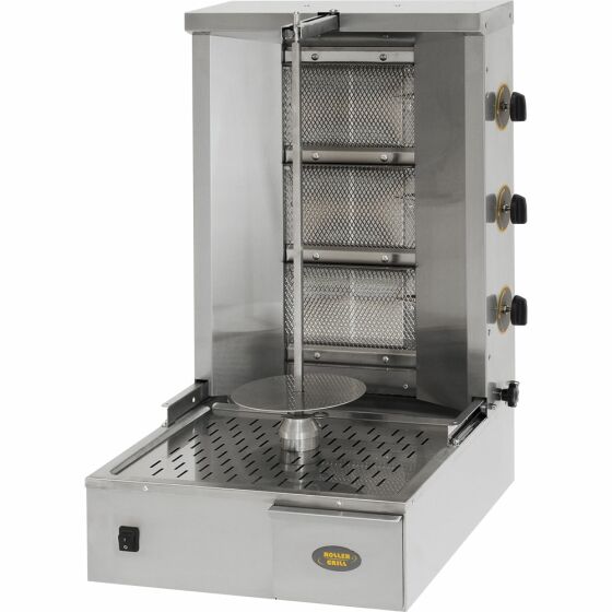 ROLLER GRILL gas gyros grill, capacity 25 kg, dimensions 580 x 660 x 870 mm (WxDxH)