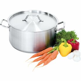 Soup pot with lid, Ø 280 mm, height 130 mm, 8 liters