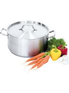 Soup pot with lid, Ø 280 mm, height 130 mm, 8 liters
