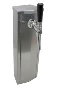 Trapezoidal dispensing column made of stainless steel, 1-line