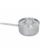 Saucepan with lid, Ø 200 mm, height 105 mm, 3.3 liters