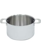 Saucepan without lid, Ø 240 mm, height 140 mm, 6.3 liters