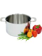 Saucepan without lid, Ø 280 mm, height 160 mm, 9.8 liters