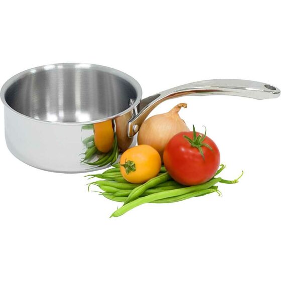 Saucepan without lid, Ø 160 mm, height 75 mm, 1.5 liters