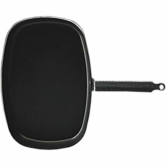 Fish pan made of aluminum with non-stick coating, dimensions 38 x 26 cm