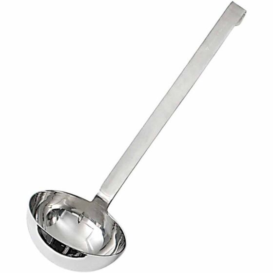 Monoblock ladle, ergonomic handle, 0.2 liters, Ø 9 cm