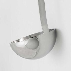 Monoblock ladle, ergonomic handle, 0.2 liters, Ø 9 cm
