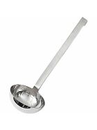 Monoblock ladle, ergonomic handle, 0.2 liters, Ø 9 cm