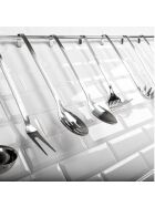 Monoblock serving spoon perforated, handle length 40 cm