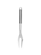 Meat fork, round handle, length 34.5 cm