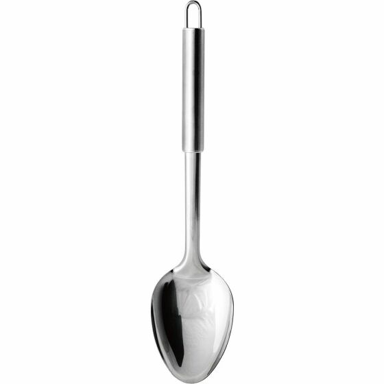 Serving spoon, round handle, length 32.8 cm