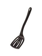 Bratenwender geschlitzt, aus glasfaserverstärktem Material, schwarz, Länge 30 cm