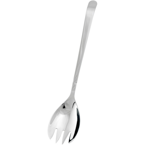 Serving fork, highly polished, made from one piece, handle length 30 cm