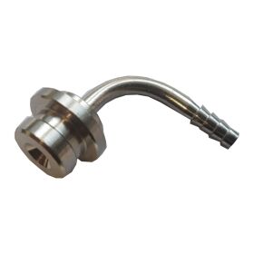 curved 4mm beer hose nozzle