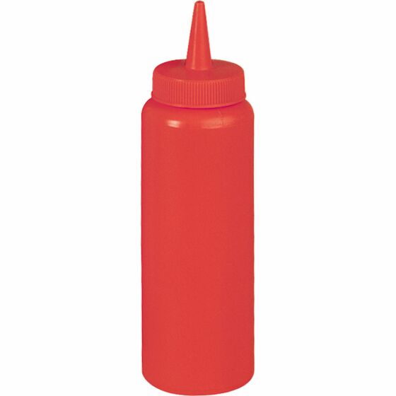 Squeeze bottle, red, 0.35 liters