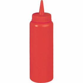 Squeeze bottle, red, 0.7 liters