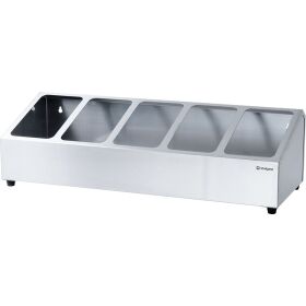 Stand for gastronorm containers - 5 x GN 1/4 (150 mm)