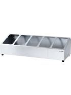 Stand for gastronorm containers - 5 x GN 1/4 (150 mm)