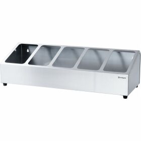 Stand for gastronorm containers - 3 x GN 1/6 (150 mm) and...