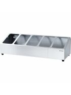 Stand for gastronorm containers - 3 x GN 1/6 (150 mm) and 2 x GN 1/9 (150 mm)