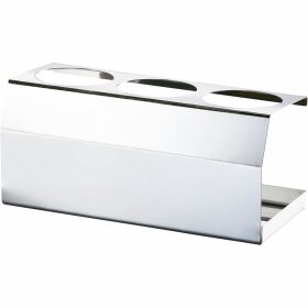 Sauce stand made of stainless steel, suitable for three...