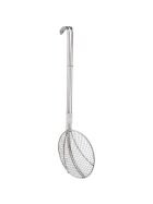 Baking / deep-frying spoon made of chrome steel, Ø 16 cm, handle length 47 cm