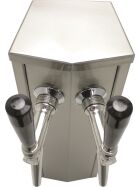 Trapezoidal dispensing column made of stainless steel 2-way