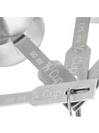 Messlöffelsatz 4-teilig, 0,06 bis 0,25 Liter