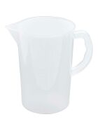 Polypropylene measuring cup, 5 liters