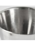 Measuring jug made of stainless steel, 0.5 liter