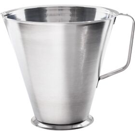 Measuring jug made of stainless steel, 2 liters