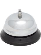 Rezeptionsklingel, verchromt, Ø 85 mm, Höhe 60 mm