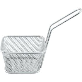 Square frying basket, 10 x 9 x 9 cm (WxDxH)