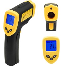 Thermometer with laser pointer, temperature range -50 ° C to 380 ° C