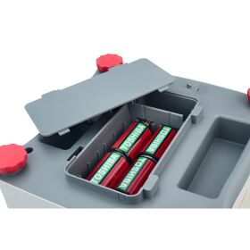 Kitchen scales, capacity 3 kg, division 0.5 g, dimensions 255 x 305 x 115 mm (WxDxH)